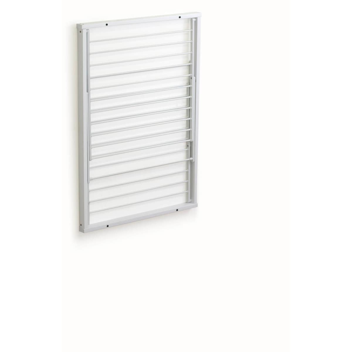 ARREDAMENTI KORAL Naścienna suszarka na pranie - 98 x 69 cm, Biały