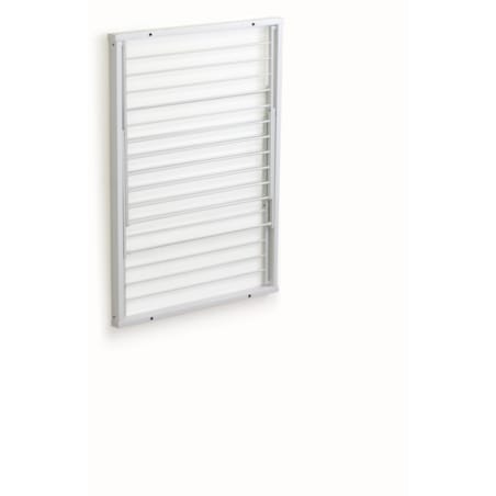 ARREDAMENTI KORAL Naścienna suszarka na pranie - 98 x 69 cm, Biały