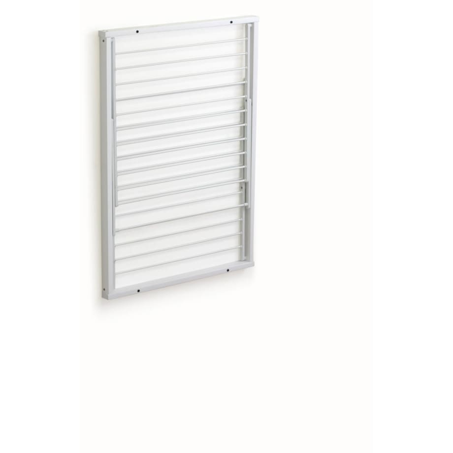 ARREDAMENTI KORAL Naścienna suszarka na pranie - 98 x 69 cm, Biały