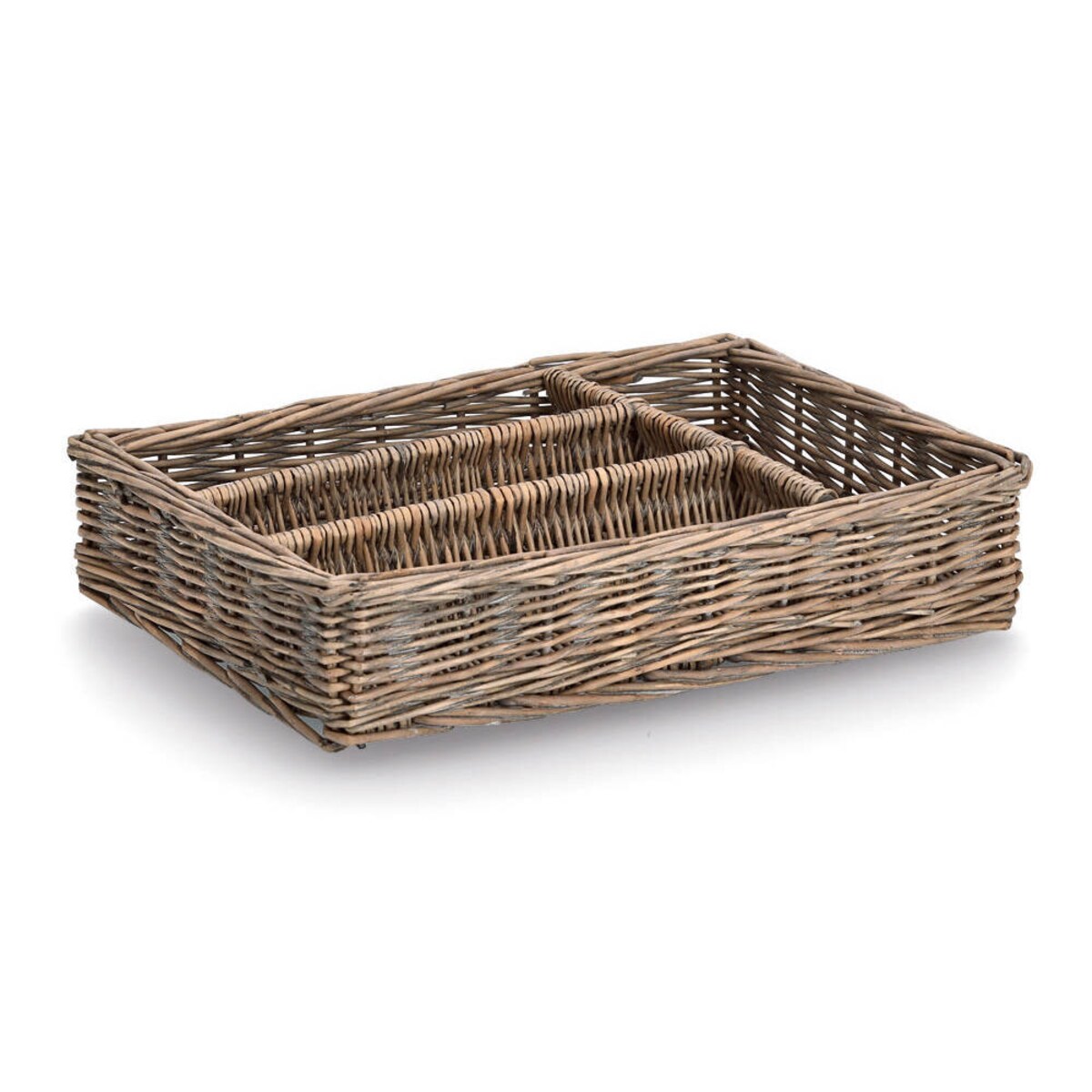 Wiklinowy organizer na sztućce, 35 x 25 x 7 cm