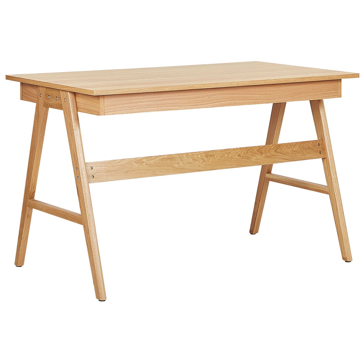 Biurko SHESLAY Jasnobrązowy 120 cm 70 cm z szufladami