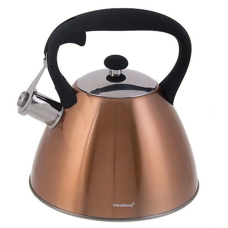 Czajnik stalowy z gwizdkiem 3.0L indukcja gaz miedziany KLAUSBERG