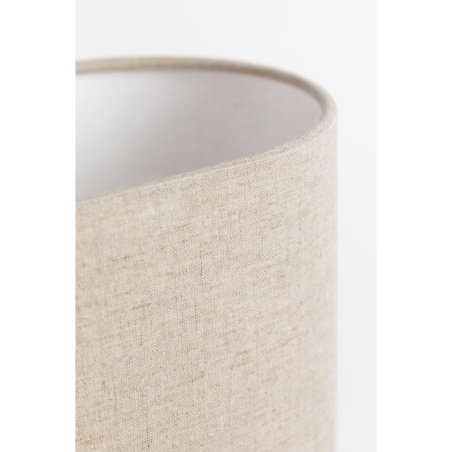 Lampa stołowa ceramiczna, czarna, Finley, 36x26 cm