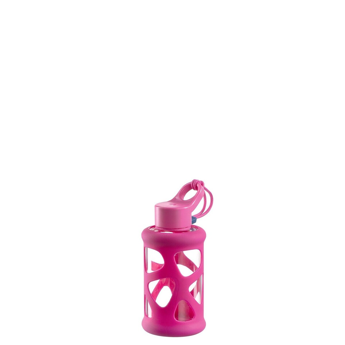 Bidon szklany TO GO 0,35l PINK