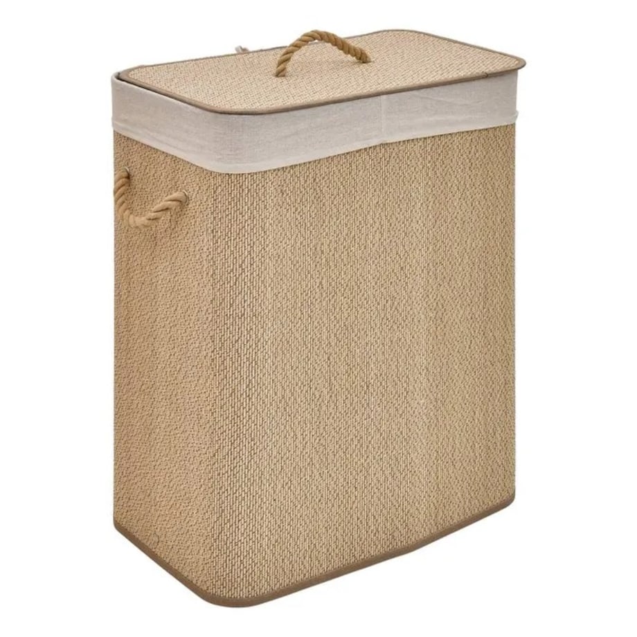 Kosz na pranie bambusowy 63x32x52 cm Stemy 100 L