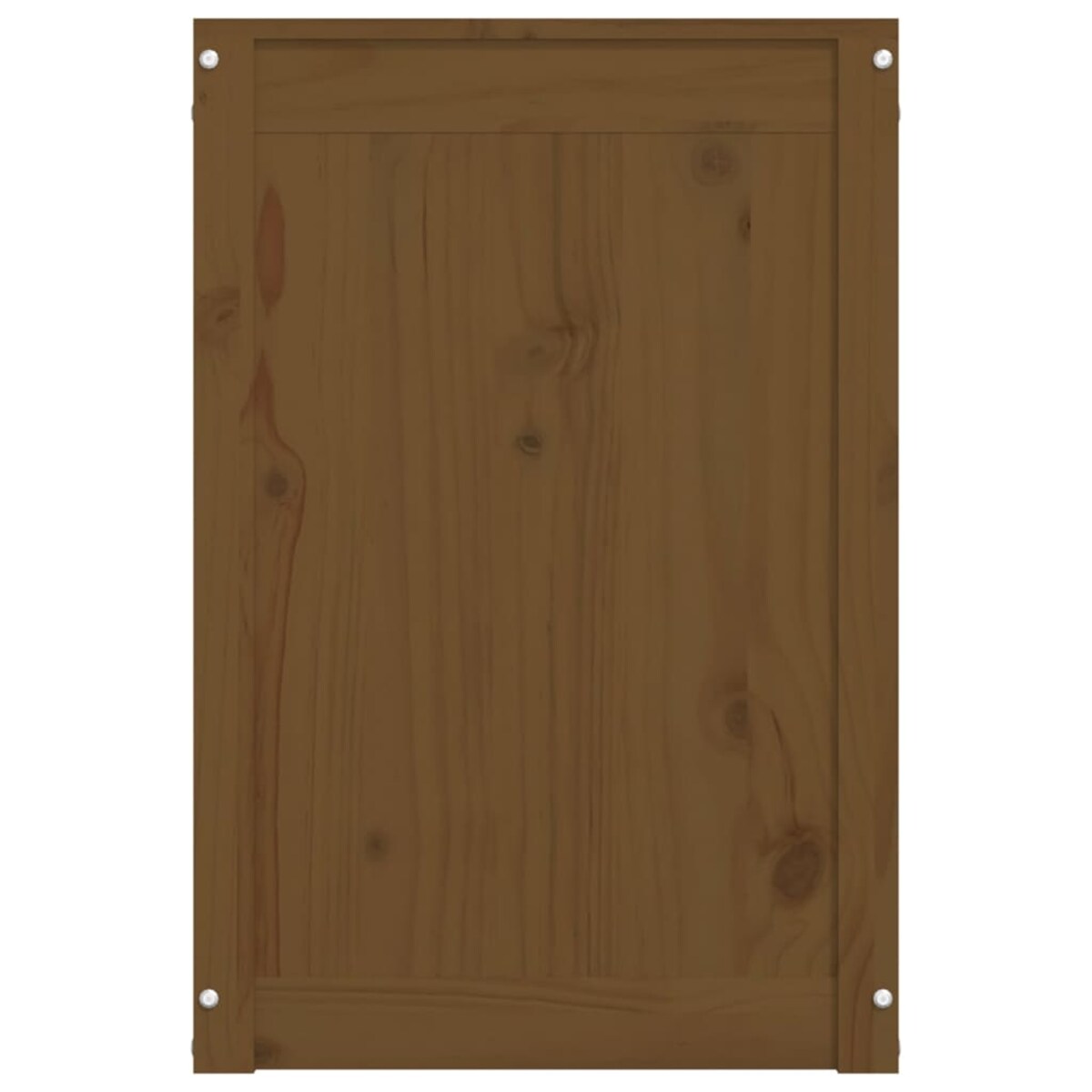 vidaXL Skrzynia na pranie, miodowy brąz, 88,5x44x66 cm, lita sosna