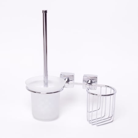 Szczotka toaletowa do wc toalety + koszyk BESSER