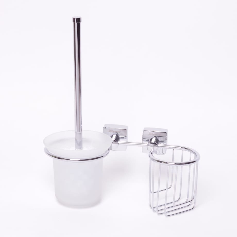 Szczotka toaletowa do wc toalety + koszyk BESSER