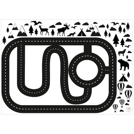 Naklejka Forest Track, 146x104 cm