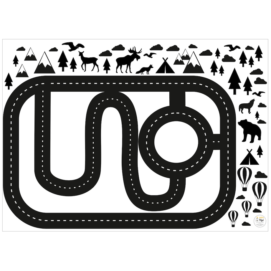 Naklejka Forest Track, 146x104 cm