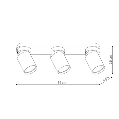 Spot Light Prestige Pointa biały 3 x GU10 1 szt.