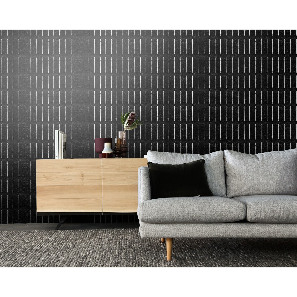 Tapeta Czarna elegancja, 416x254cm