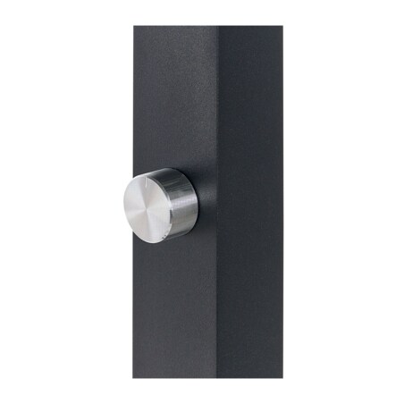 Lampa podłogowa LED metalowa czarna SAGITTA