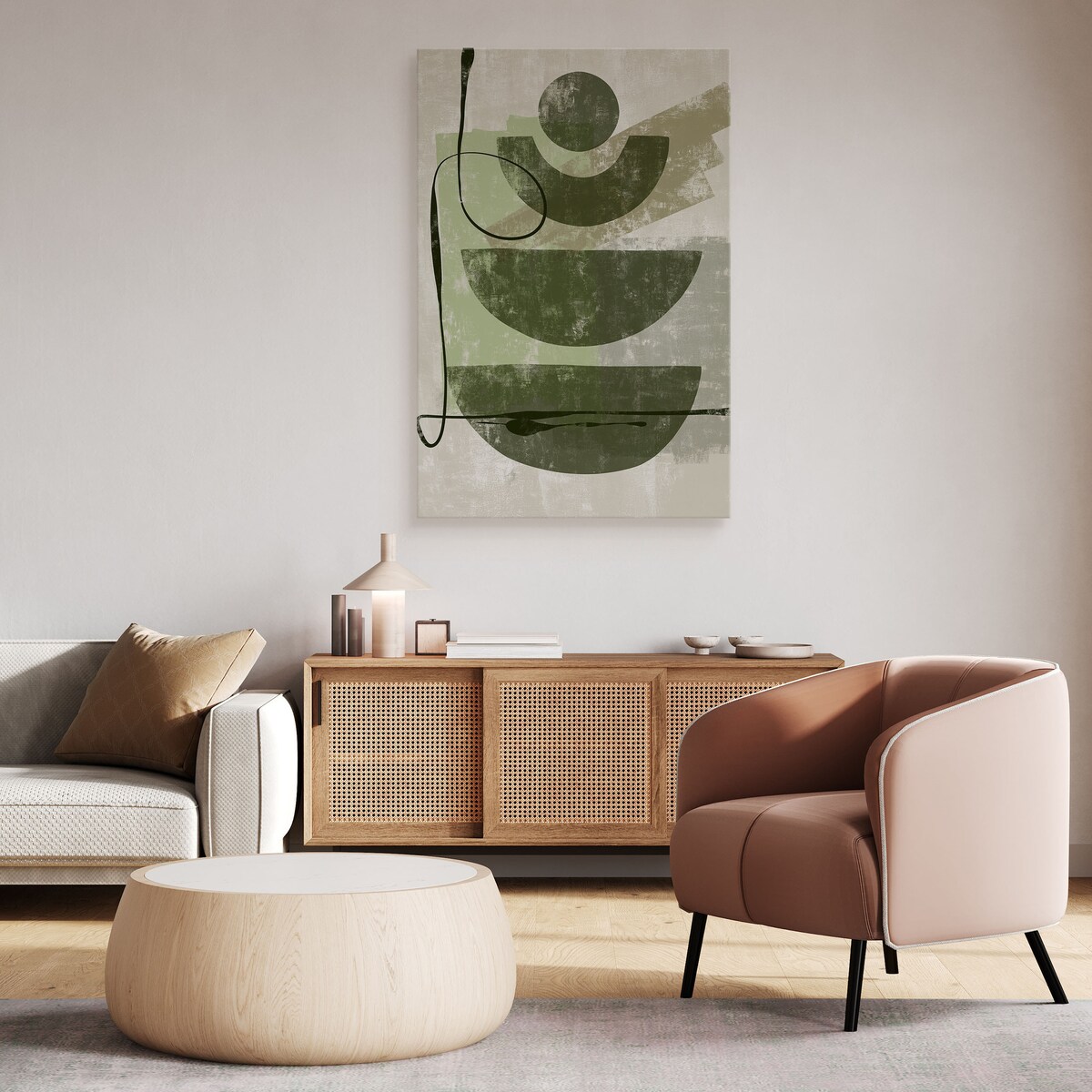 Obraz Abstrakcja Boho Style 80x120cm