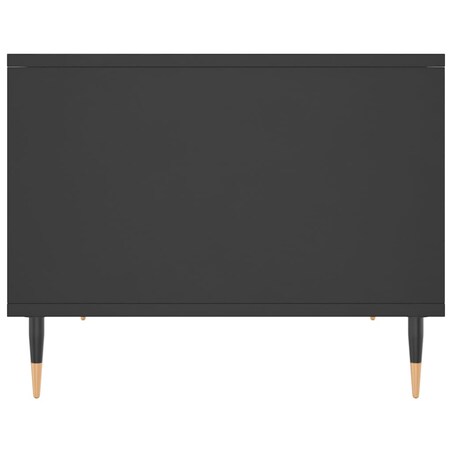 vidaXL Stolik kawowy, czarny, 60x50x40 cm, materiał drewnopochodny