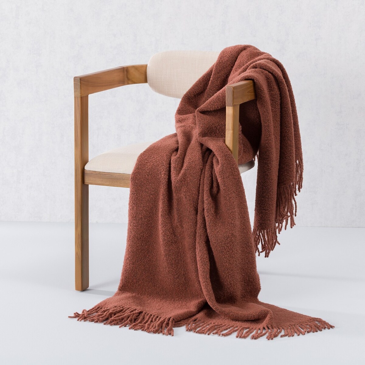 Pled Boucle 140x200cm cinnamon, 140 x 200 cm