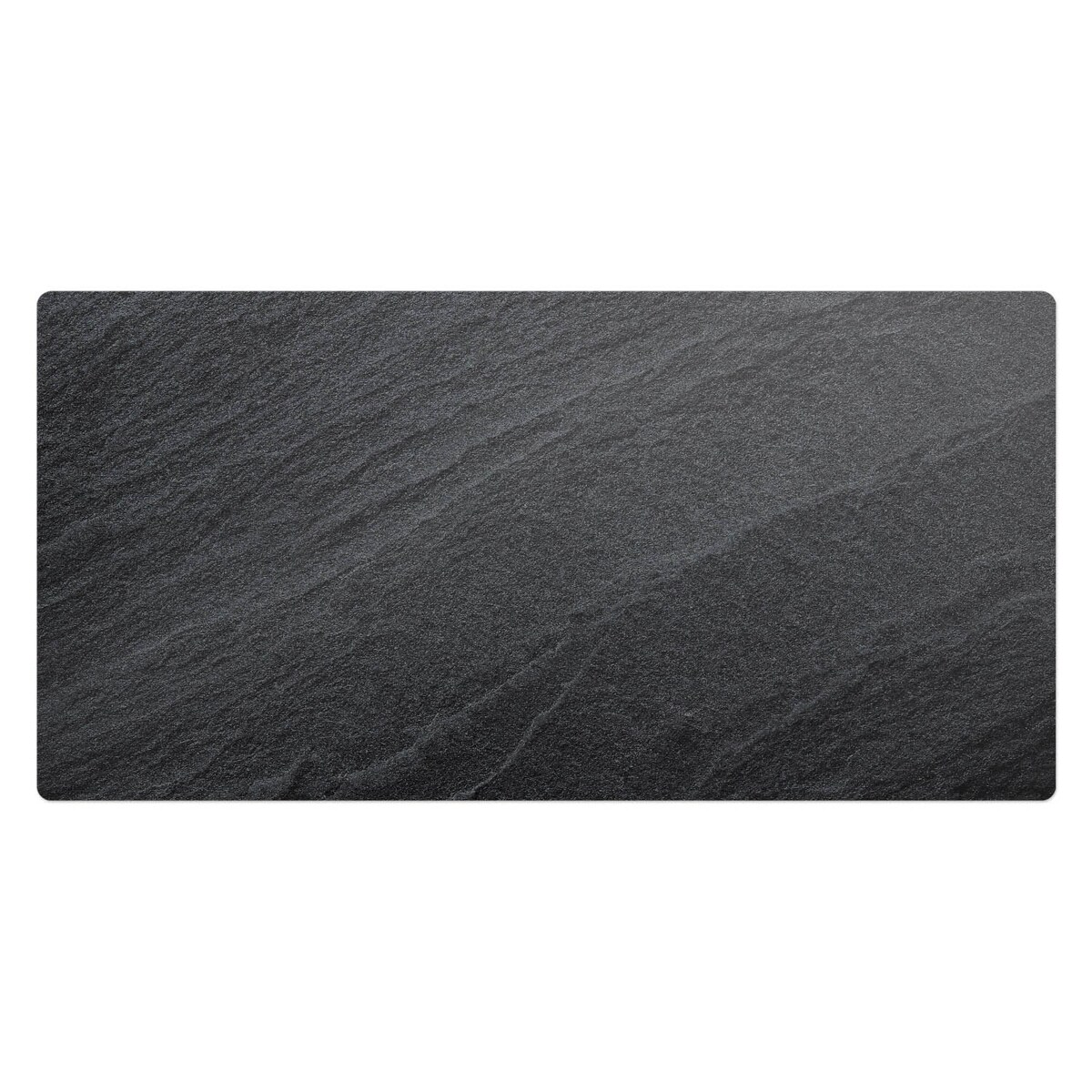 Szara mata na biurko Kamienista tekstura, 90x45 cm