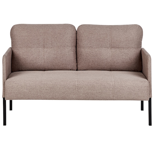 Sofa dla 2 osób LAHTI Jasnobrązowy
