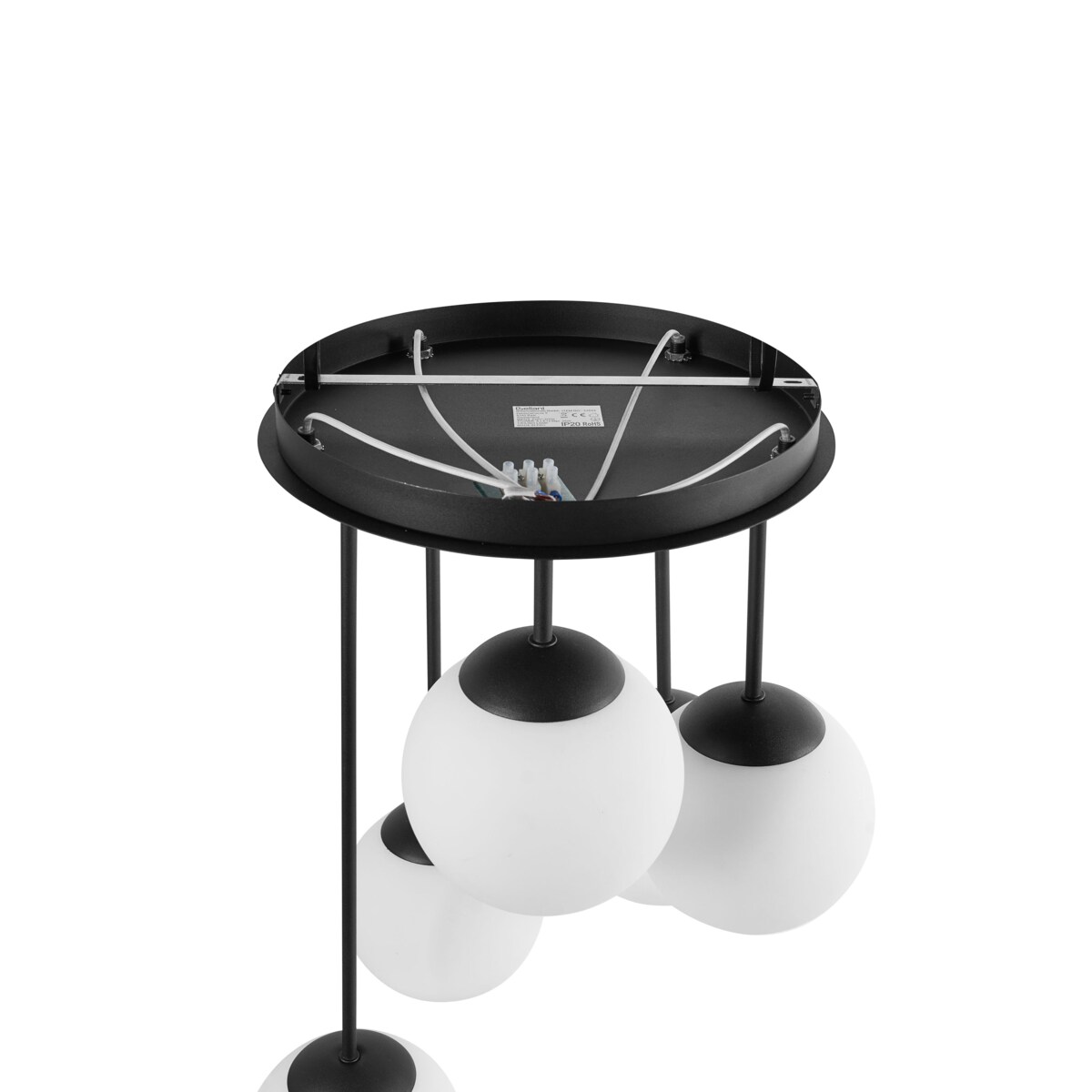 Lampa wisząca RIANA Metal Czarny