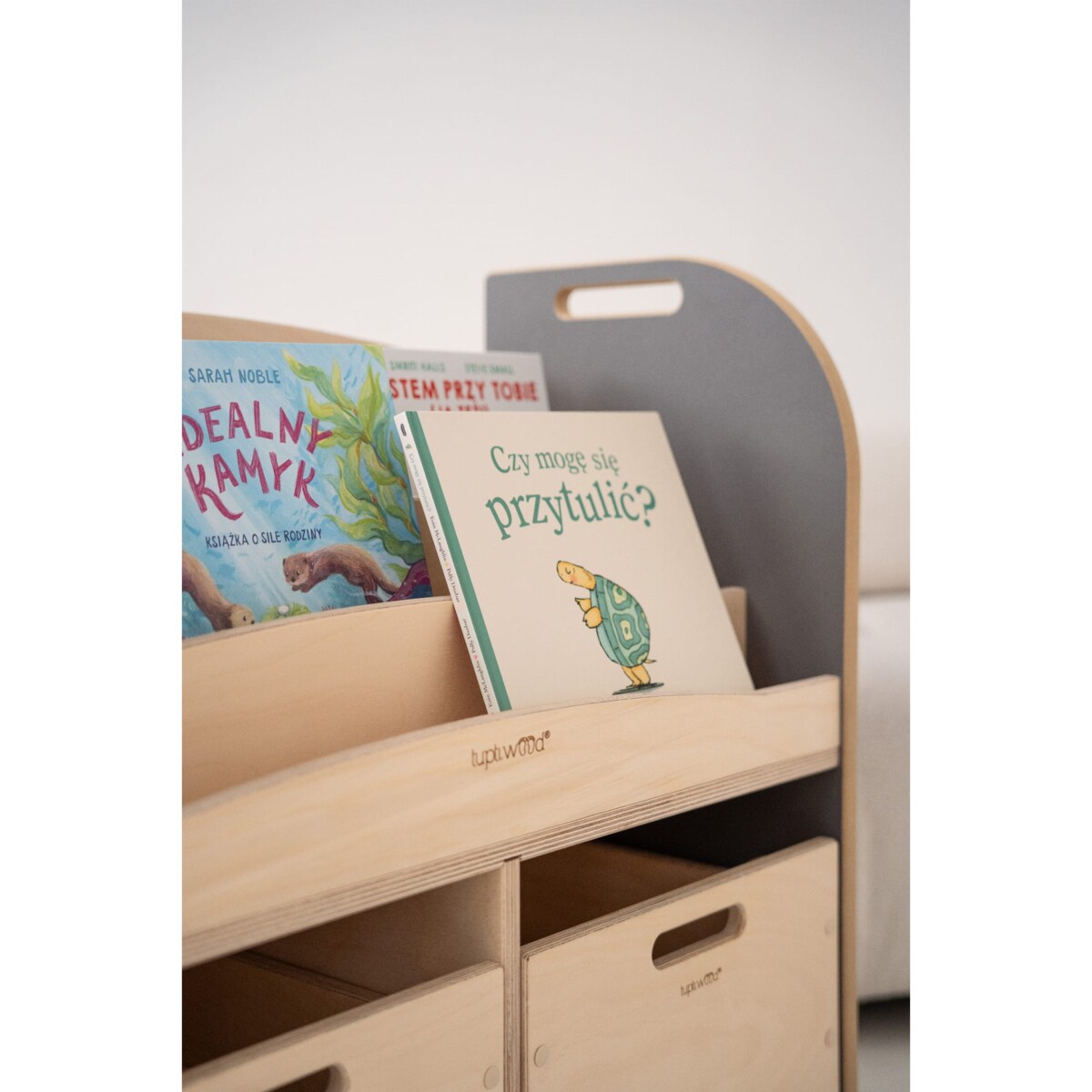 SMART - biblioteczka/regał montessori - szara