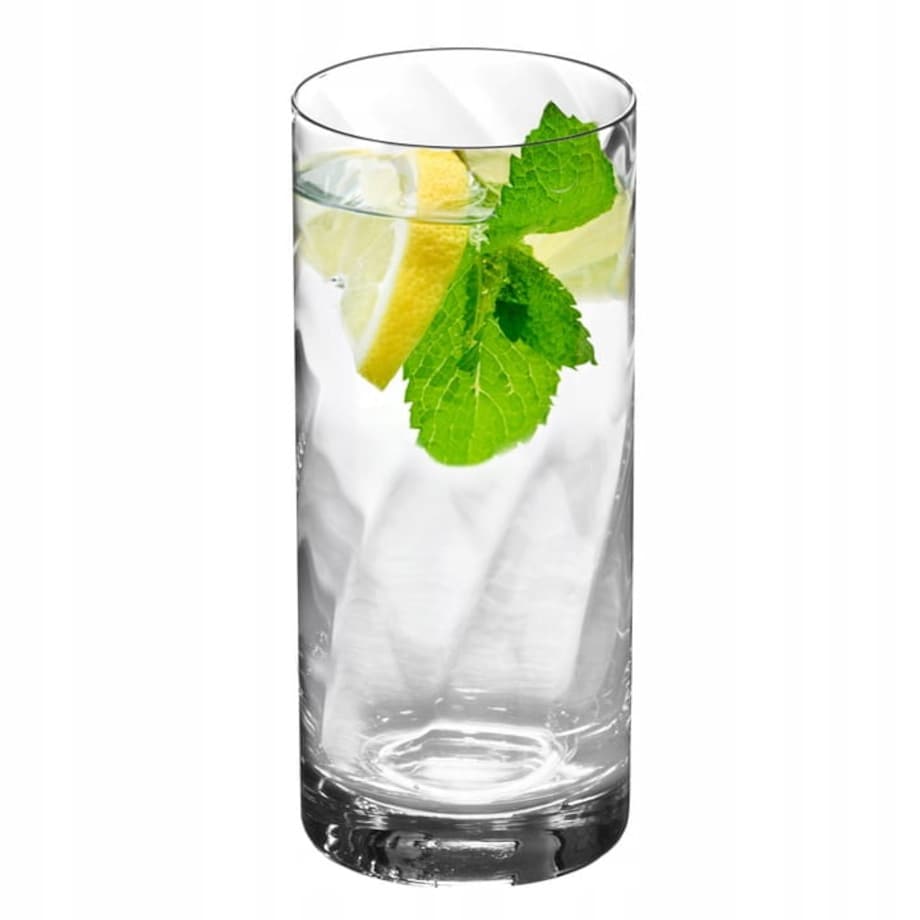 Szklanki do Drinków Wody Napojów 6 x 380 ml Romance Krosno Design z Optykiem