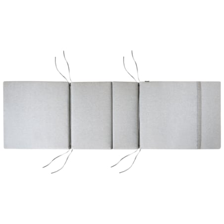 Leżak ogrodowy z poduszką JAVA PREMIUM Drewno akacjowe Szary