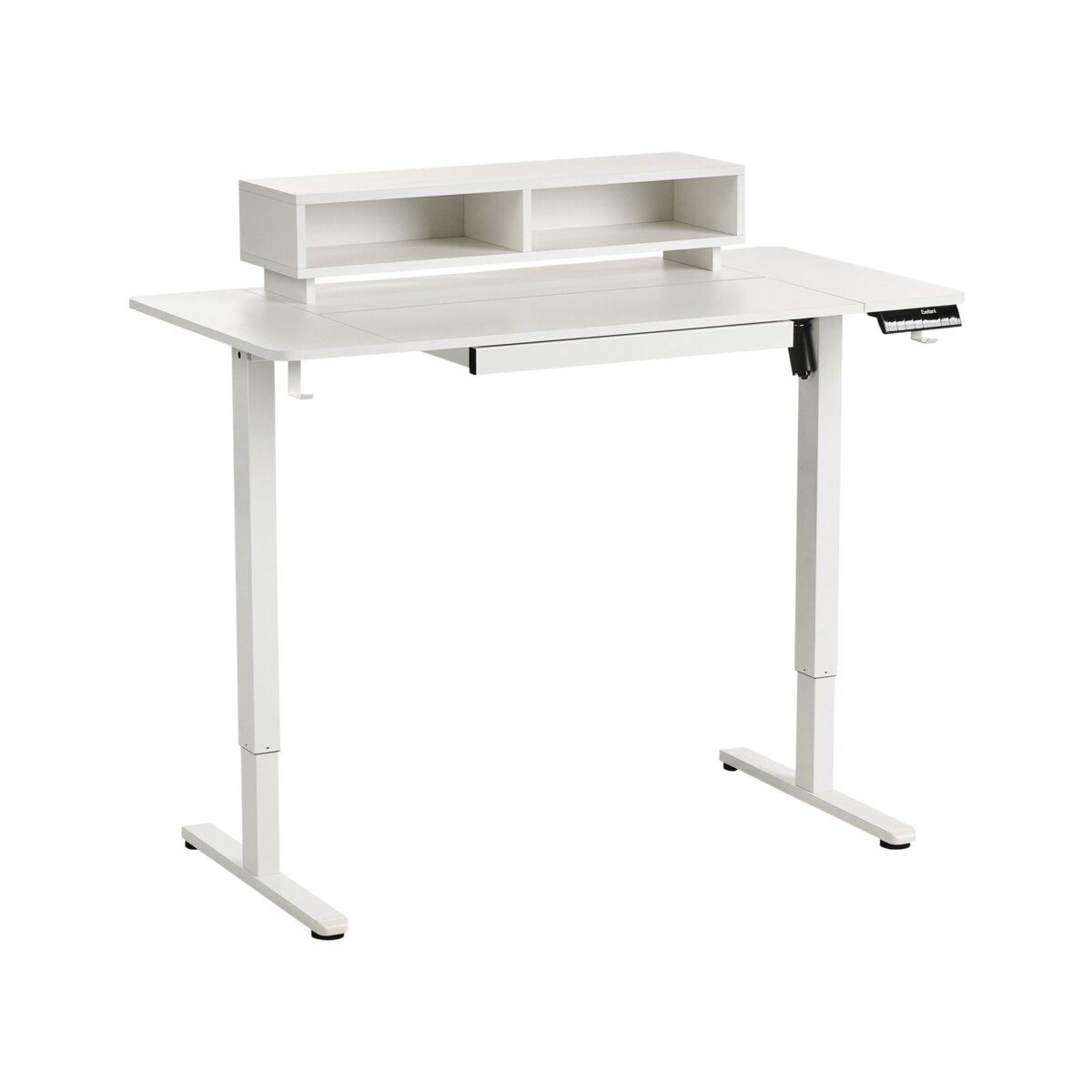 Biurko regulowane elektrycznie LUCAMA Biały 120 cm 60 cm Z portem USB