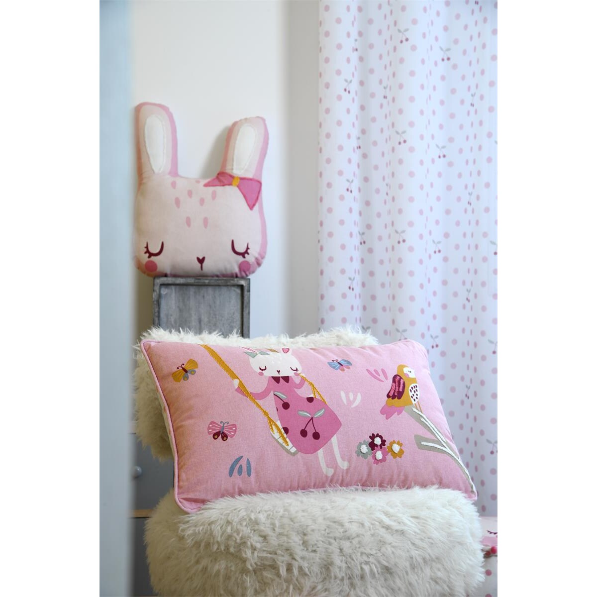 Poduszka dla dziecka MATTY zajączek, 30 x 50 cm