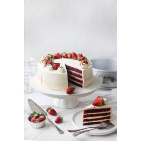 Patisse - Tortownica zapinana z pokrywą 24cm SILVER-TOP