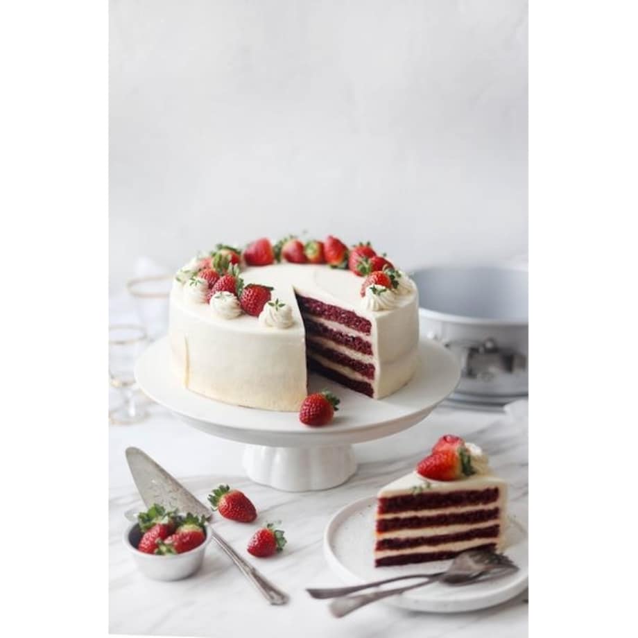 Patisse - Tortownica zapinana z pokrywą 24cm SILVER-TOP