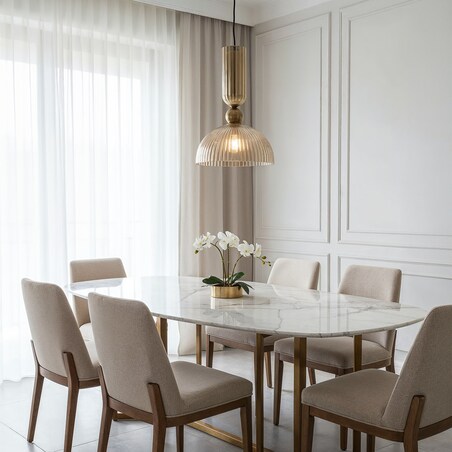 Lampa sufitowa wisząca Light Prestige Piega dymny 1 x E27 1 szt.