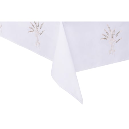 Konsimo CLIMAS Obrus plamoodporny, biały/kremowy