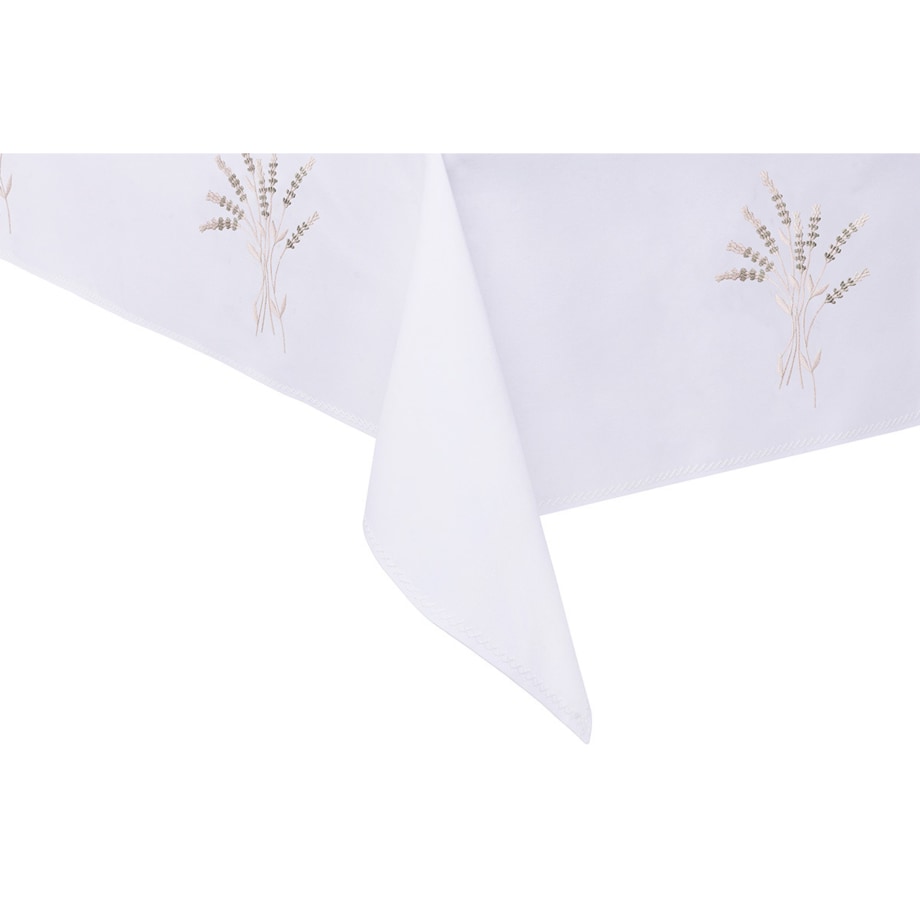 Konsimo CLIMAS Obrus plamoodporny, biały/kremowy