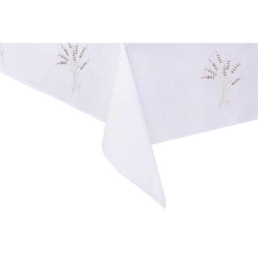 Konsimo CLIMAS Obrus plamoodporny, biały/kremowy