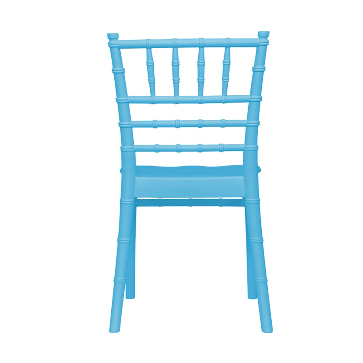 Krzesełko dla dzieci plastikowe z oparciem niebieskie dziecięce