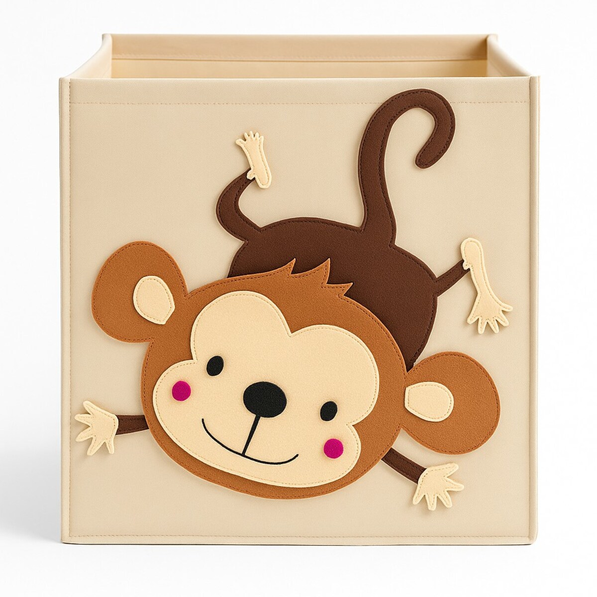 Filcowy pojemnik na zabawki NOOLI, 30 x 30 x 30 cm