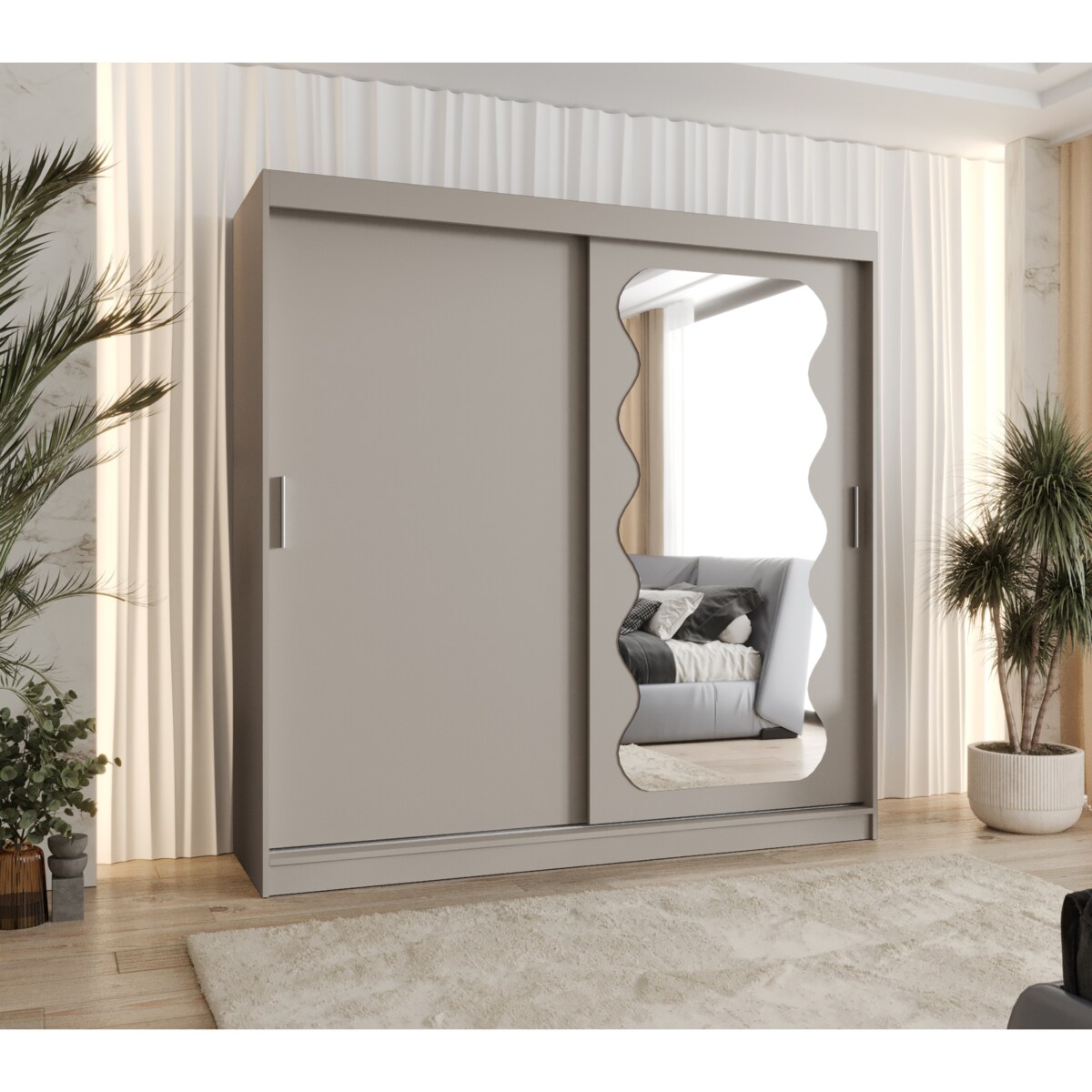 Szafa przesuwna SPOTI 200 kaszmir