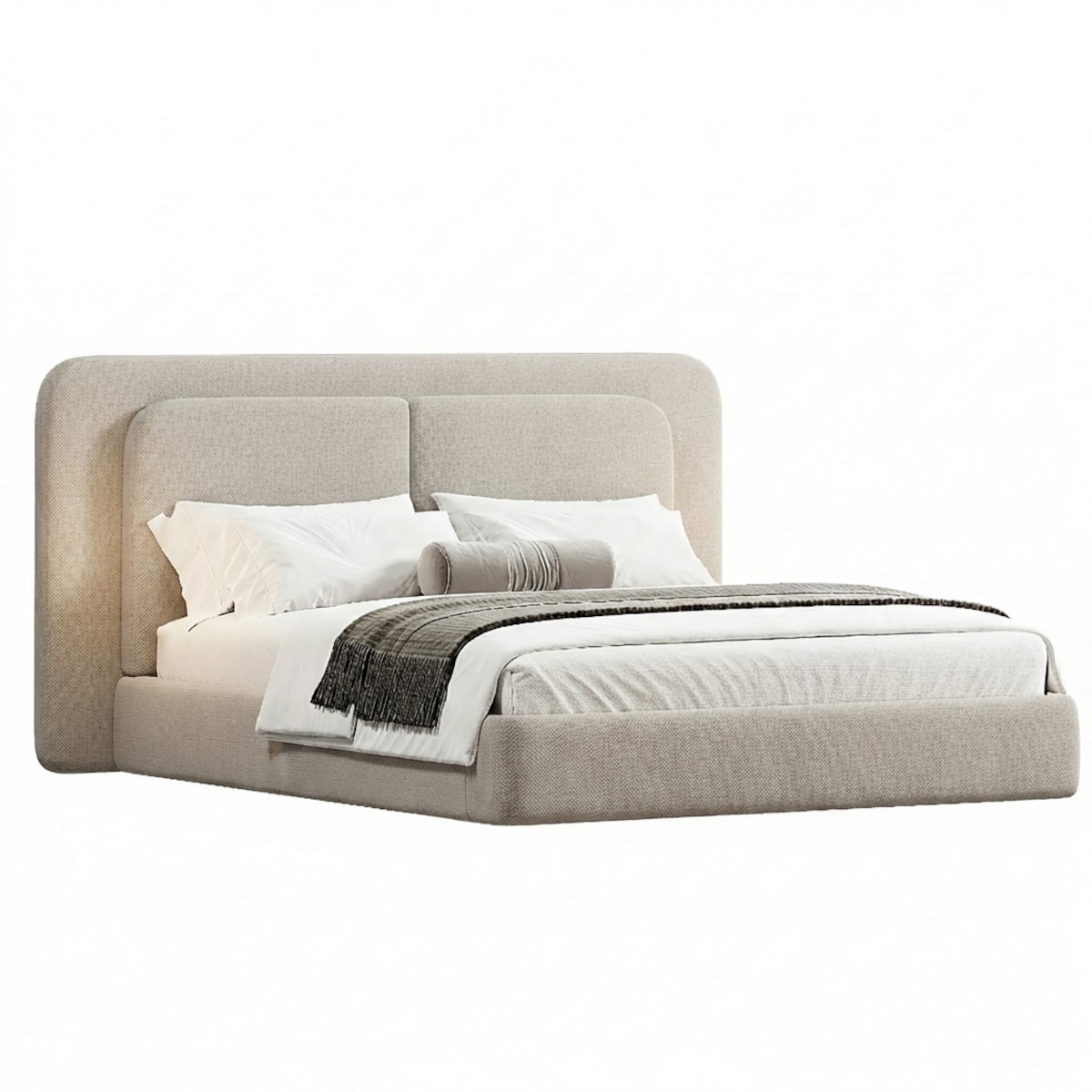 Łóżko Tapicerowane Prime 140X200 Stelaż Pojemnik Na Pościel Wind 11