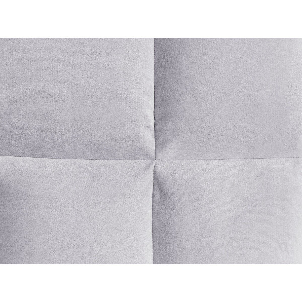 Szezlong prawostronny welurowy szary LORMONT