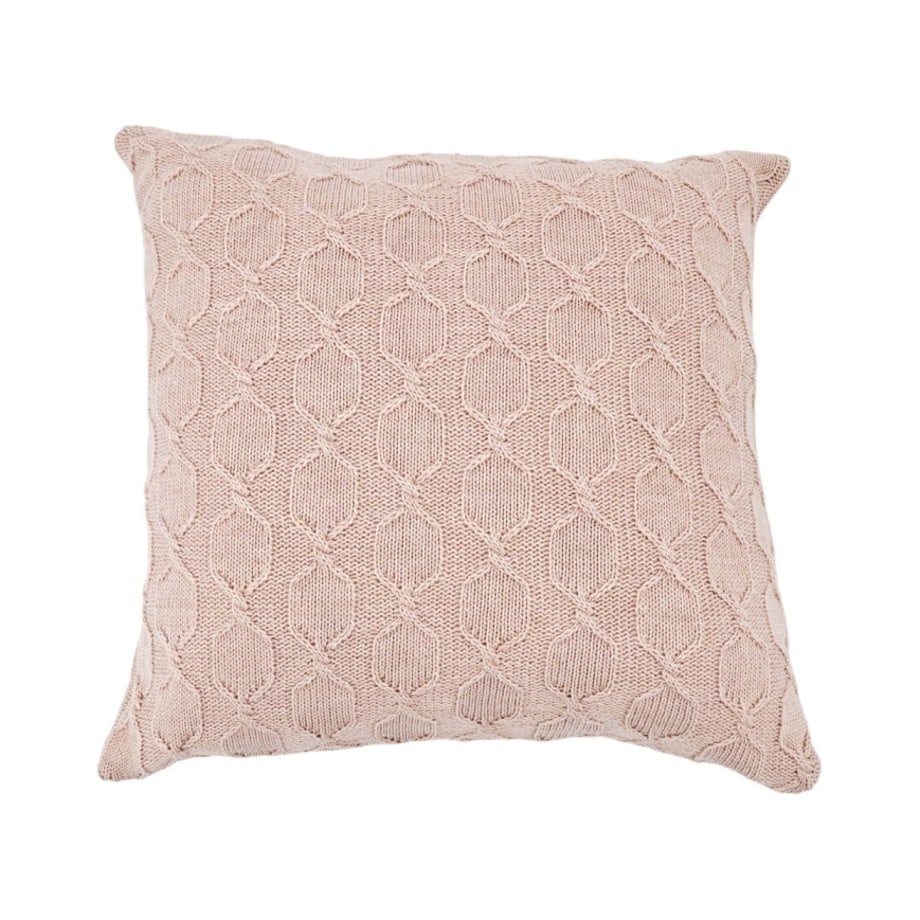 Poszewka na poduszkę z wełną z Alpaki 45x45 cm MODENA PUDROWY RÓŻ