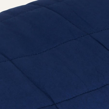 vidaXL Koc obciążeniowy, niebieski, 122x183 cm, 9 kg, tkanina