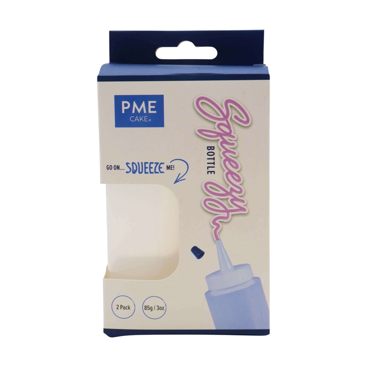 PME Zestaw 2 plastikowych butelek do wyciskania