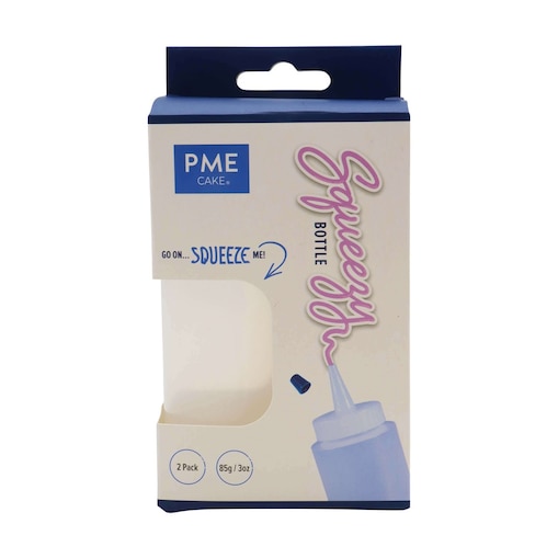 PME Zestaw 2 plastikowych butelek do wyciskania