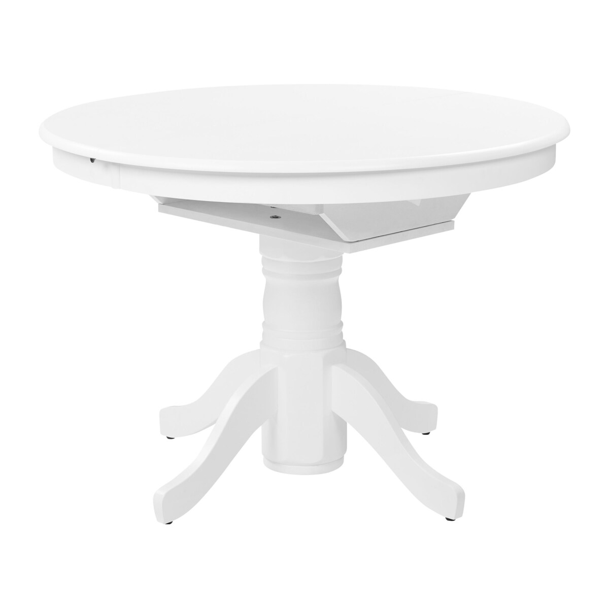 Stół do jadalni rozkładany 106/150 x 106 cm biały AKRON