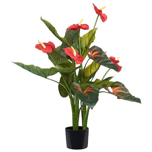 Sztuczna roślina ANTHURIUM 95 cm Zielony