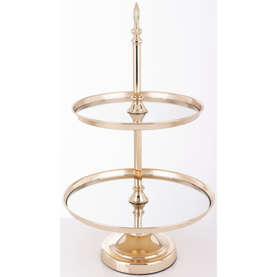 Patera szklana 2-poziomy 52x31x31 cm ALTOPIANO-2