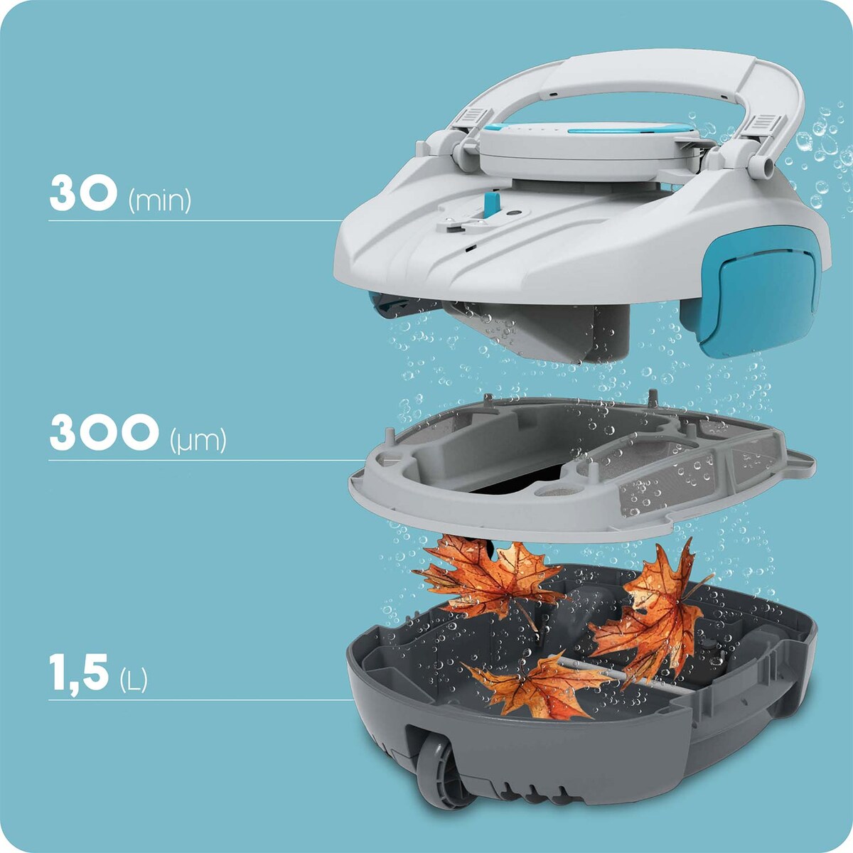 Automatyczny odkurzacz do czyszczenia basenu Bestway 58864 robot AquaTronix 2026