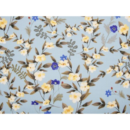 2 poduszki ogrodowe w kwiaty 40 x 60 cm niebieskie VALLORIA