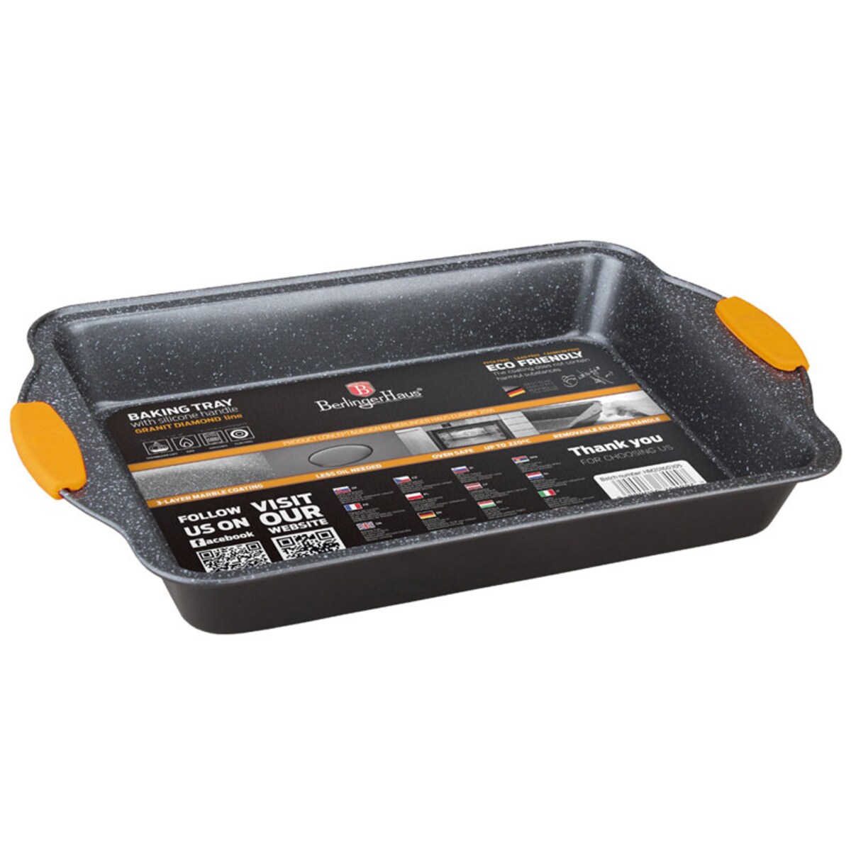 Forma do pieczenia ciasta 36cm BERLINGER HAUS Granit Diamond