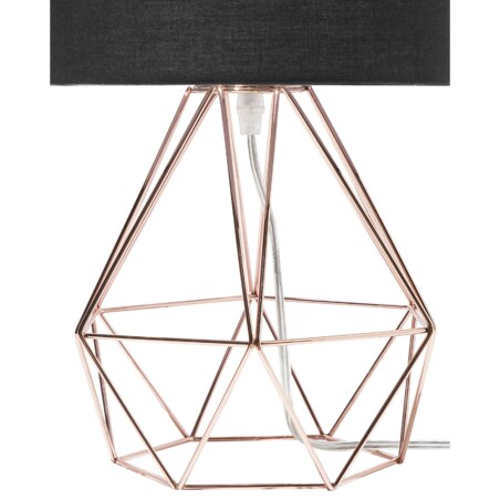 Lampka nocna metalowa miedziana MARONI